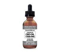 Load image into Gallery viewer, 1 Bottle (1500 MG CBD Each) CBD Oil Drops. (Mint Flavor)
