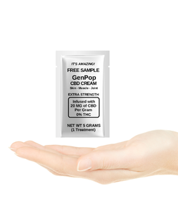 Try a Free Sample of the GenPop CBD Cream (1 Treatment). Our 5000 Formula. Our Strongest Cream. Just pay $2.95 for shipping and handling.