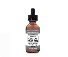 Load image into Gallery viewer, 2 Bottles (5500 MG CBD Each) CBD Oil Drops. (Mint Flavor) Our Strongest CBD OIL.
